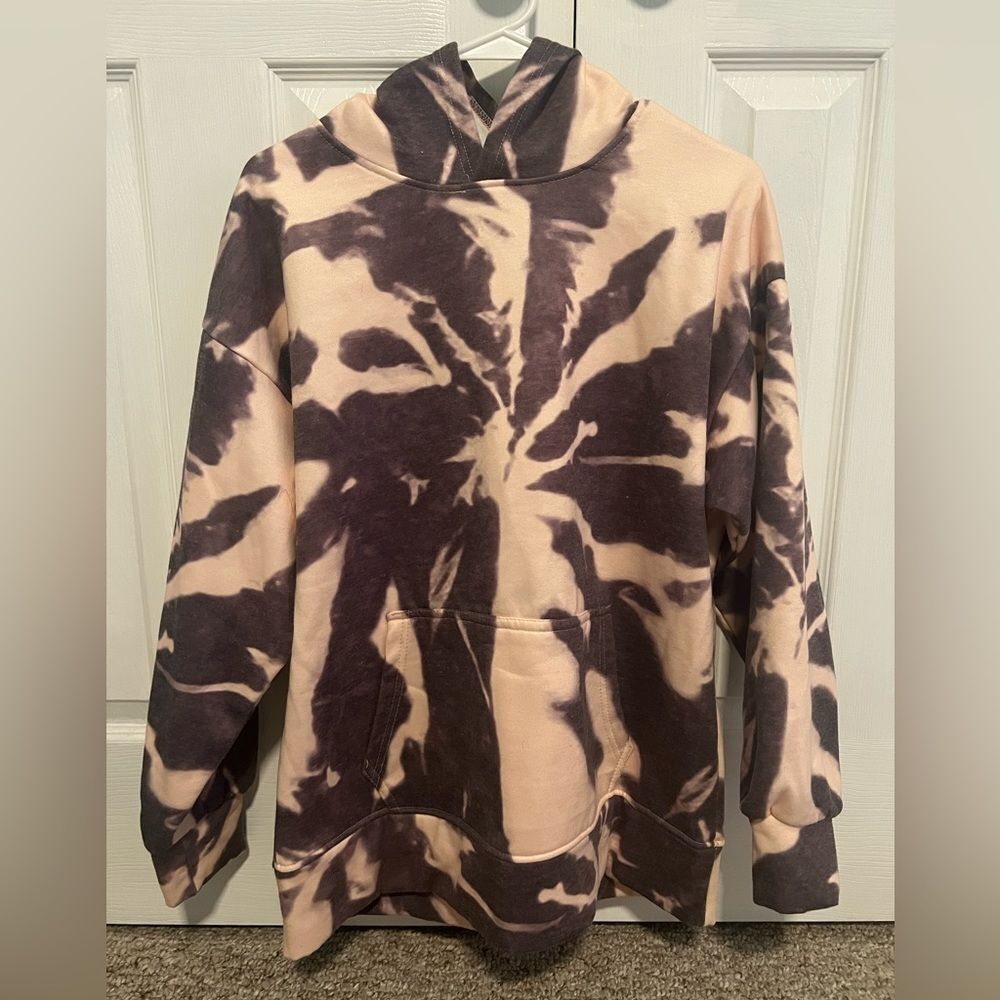 Womens Small Thermal Lined Tie Dye‎ Hoodie